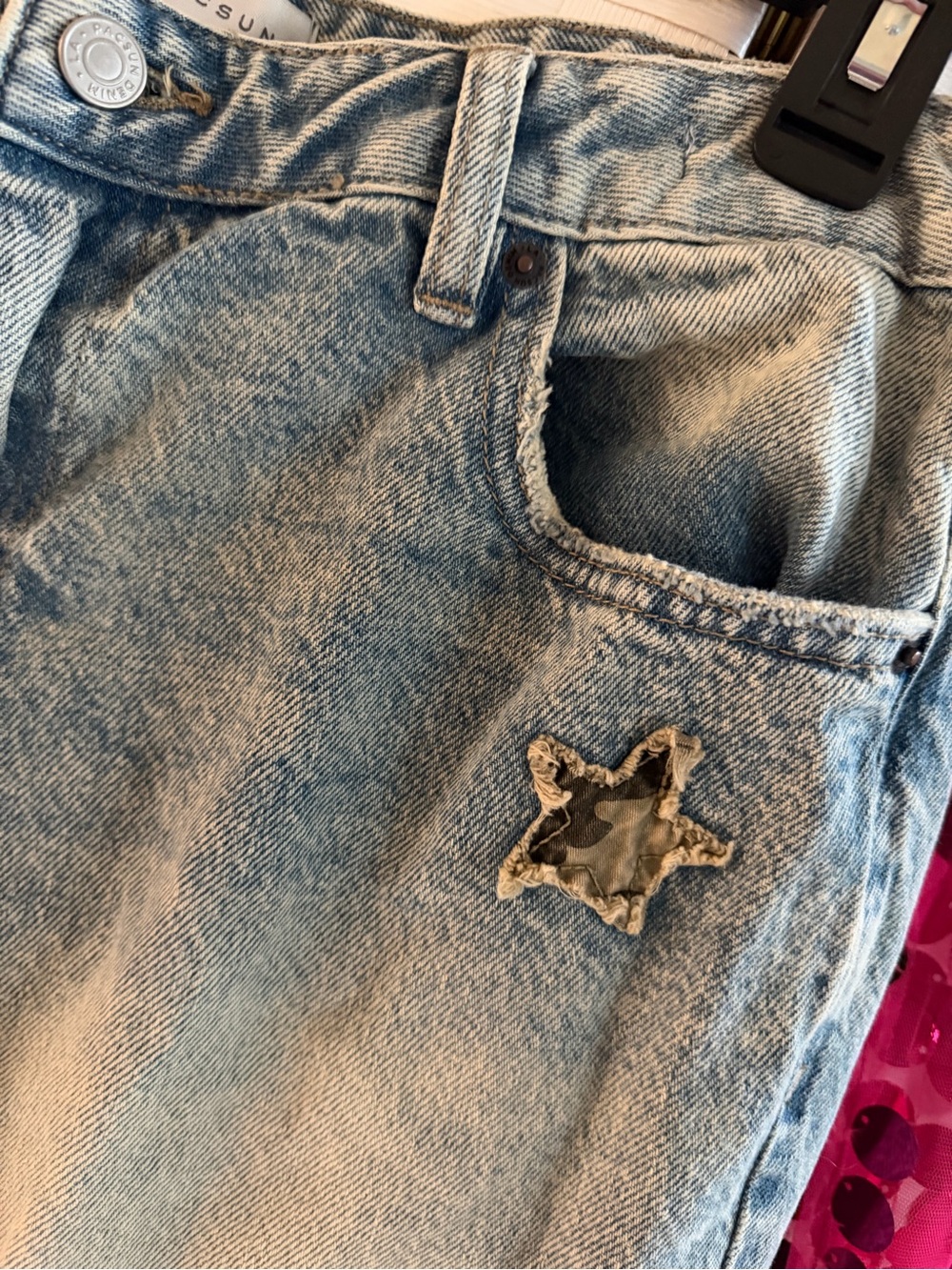 PacSun Light Blue Acid Wash Denim Jeans